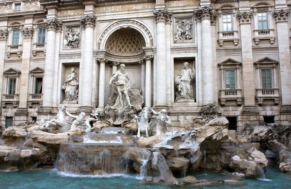 Řím, fontána di trevi — Stock fotografie