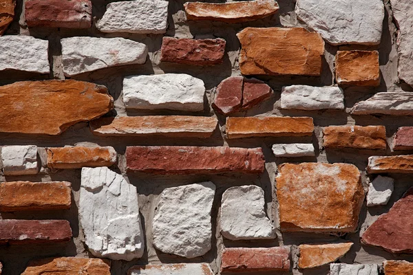 stock image Colorful stone wall