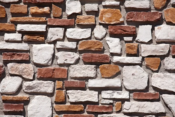 Mur en pierre colorée Photo De Stock
