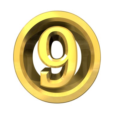 3D altın 9 numara