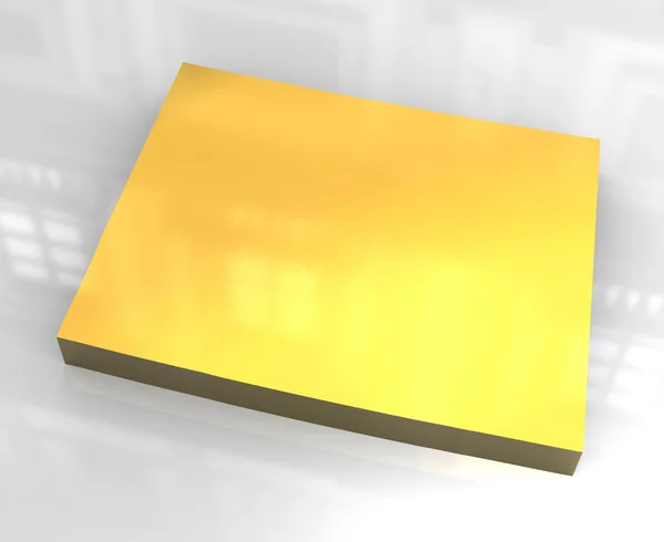 3D goldene Karte von colorado — Stockfoto