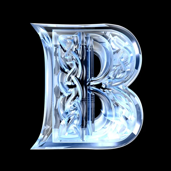 Illustration of Celtic alphabet letter B — Stock Photo, Image