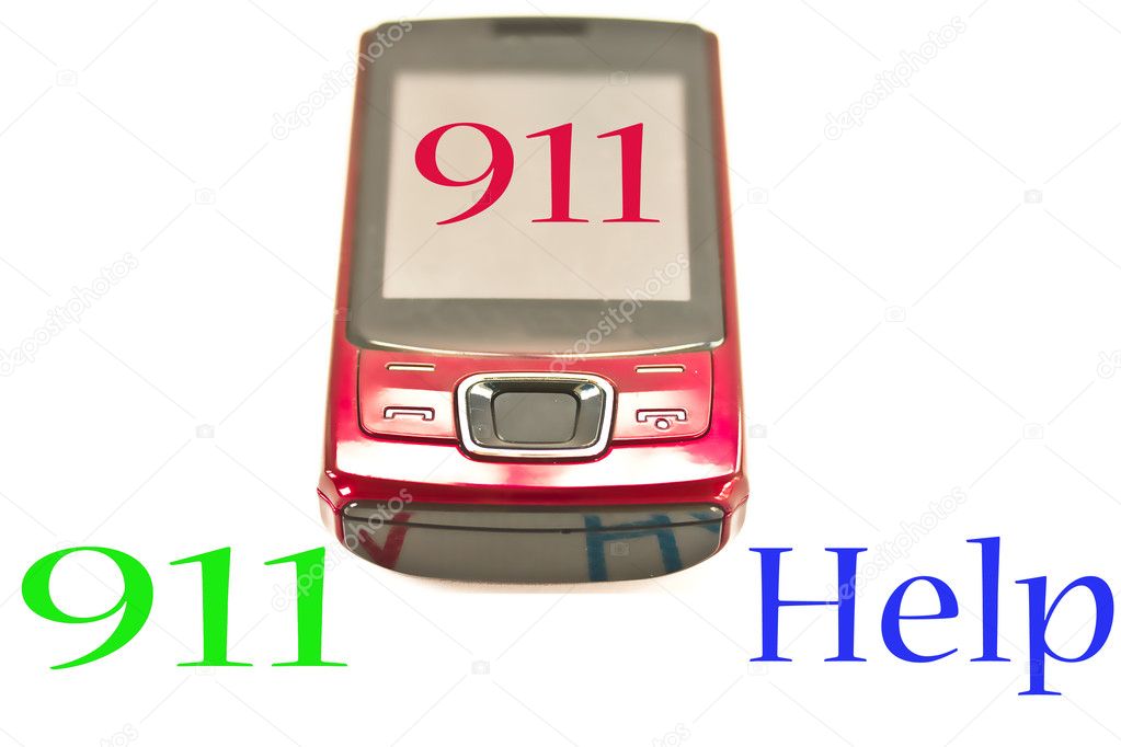 Номер Телефона 911 Слово Помощь Стоковое Фото ©Rawlik 4668374