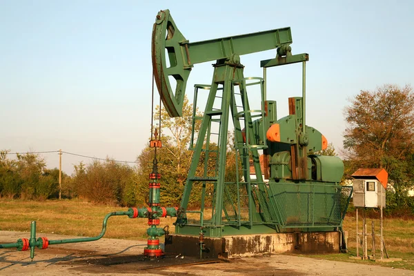 Campo petrolifero — Foto Stock