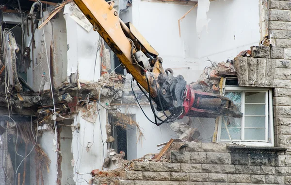 Demolition excavator — Stock Photo, Image