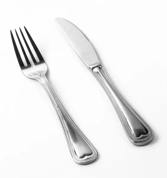 장소 사람에 대 한 설정입니다. 나이프와 포크  