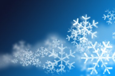 Snowflakes background clipart
