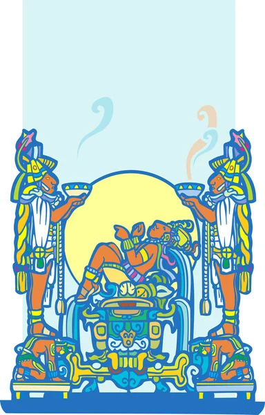 Maya inclinable 4 — Image vectorielle