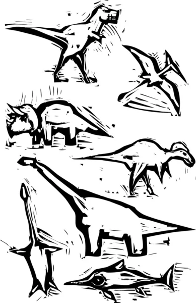 Images de tache de dinosaure — Image vectorielle