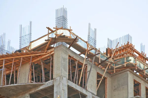 Construction of new building — Stock Photo, Image