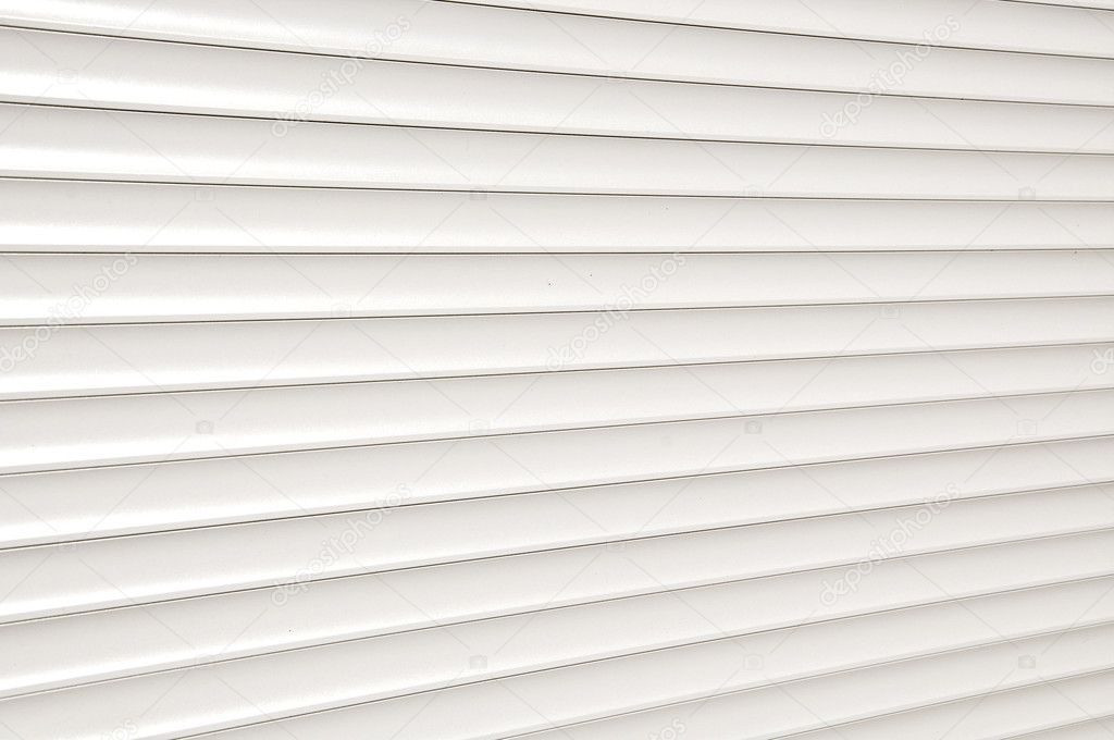 White Roller shutter - linear abstract background