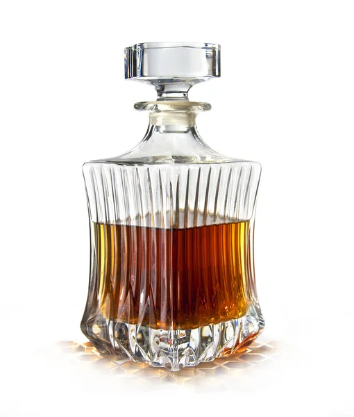 stock image Still life - a decanter of brandy