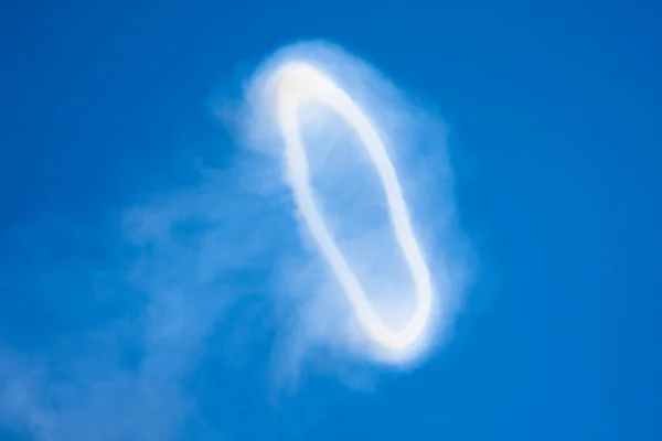 Anel de fumaça gigante — Fotografia de Stock