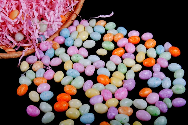 复活节篮子糖果 — 图库照片