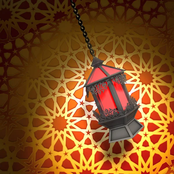 Egyptian Fanoos Lantern Illustration — Stock Photo, Image