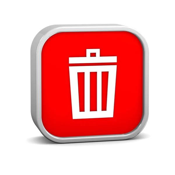 Znak bin śmieci — Zdjęcie stockowe