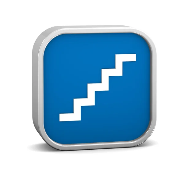 Lépcsők jele — Stock Fotó