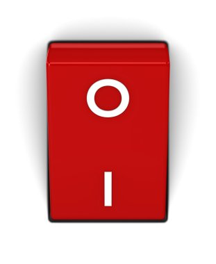 Switch with ON position clipart