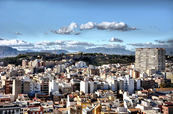 Panorama över alicante, Spanien — Stockfoto