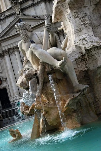 Four rivers fountain — Stock Photo, Image
