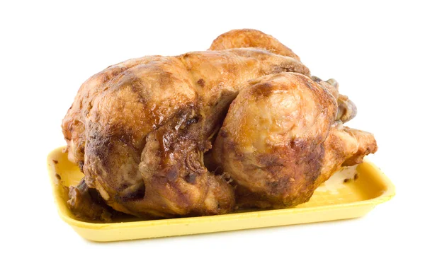 ไก่ทอดบนจาน — ภาพถ่ายสต็อก