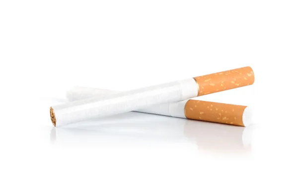 Dvě cigarety (cesta) — Stock fotografie