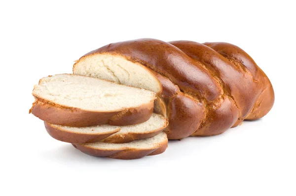 Édes kenyér elszigetelt darabokat — Stock Fotó