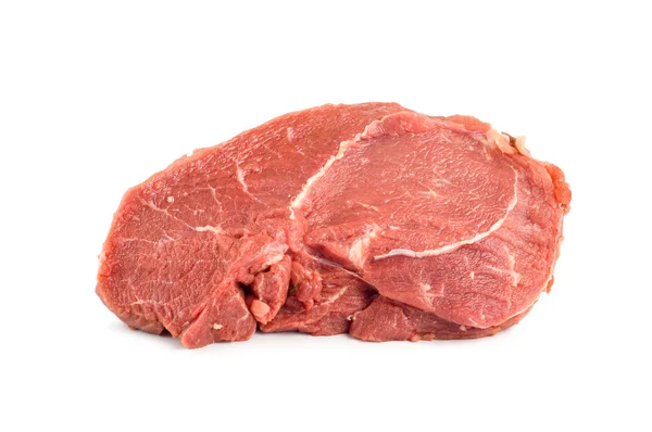 圆角的原料肉 — 图库照片