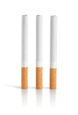 Three cigarettes Isolated (Path) clipart