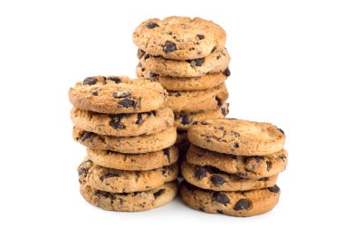 Three stacks cookies clipart