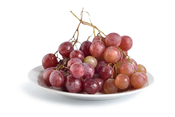 Grapes in a plate — Stock Photo, Image