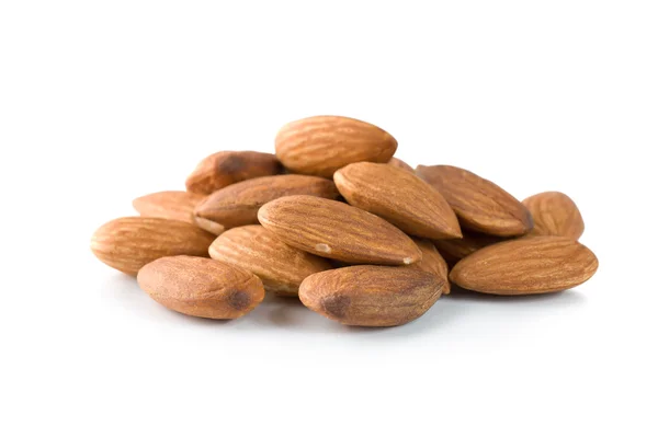 Handful almond — Stock Photo, Image
