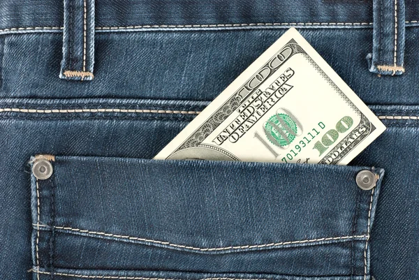 stock image Dollar in pocket