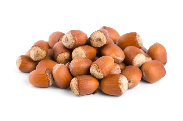 Nuts on white background — Stock Photo, Image