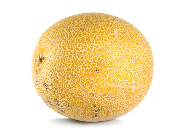 Rijp Meloen Geïsoleerd Een Witte Achtergrond — Stockfoto