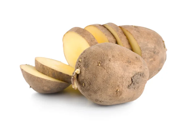 Вырезанный картофель — стоковое фото
