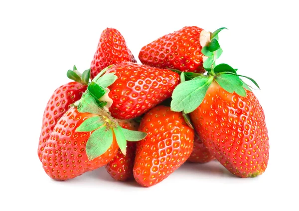 Juicy strawberries isolated — Stock Photo, Image