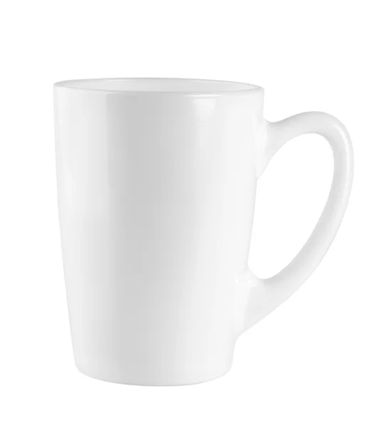 分離した白いカップ — ストック写真