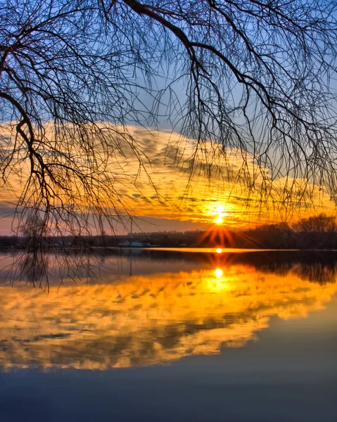 stock image Reflected sky