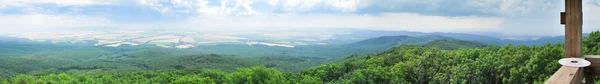 Panoramisch Uitzicht Vanaf Uitkijktoren Het Platteland — Stockfoto