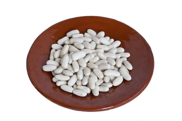 White beans isolated — Stock Photo, Image