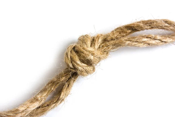 Uzel přivázal lano — Stock fotografie