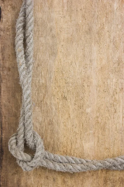 Рамка из старой веревки — стоковое фото