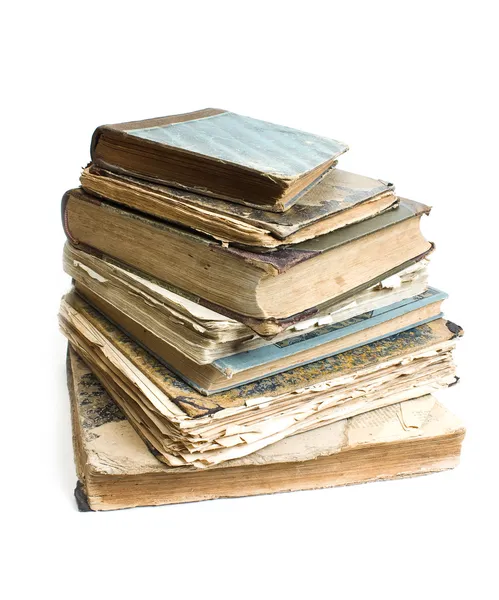 Ένα παλιό βιβλίο με ένα τσαλακωμένο φύλλο — Φωτογραφία Αρχείου