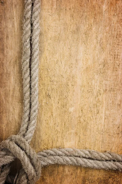 Frame gemaakt van oude touw — Stockfoto