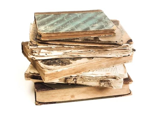Buruşuk bir levha ile eski bir kitap — Stok fotoğraf