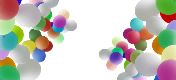 Farverige balloner - Stock-foto