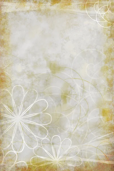 花卉图案的背景纸 — 图库照片