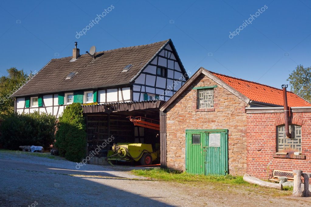 small german village old farm