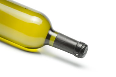 bottle of white wine clipart